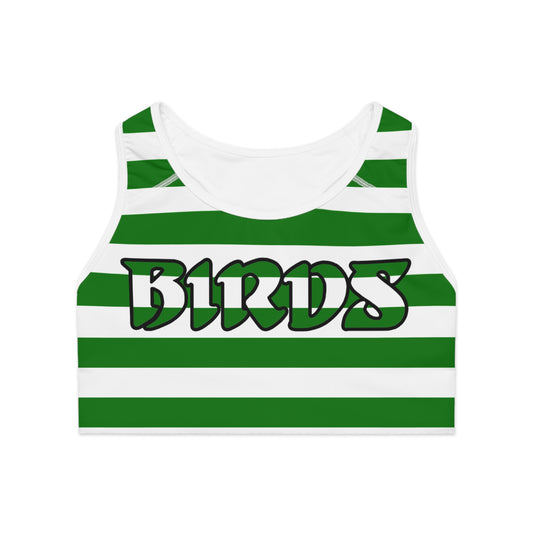 Striped Birds Bra